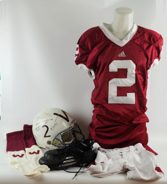 Brian Calhoun 2005 Wisconsin Badgers Full Uniform & Helmet From 5 TD TBC Game