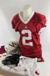 Brian Calhoun 2005 Wisconsin Badgers Full Uniform & Helmet From 5 TD TBC Game