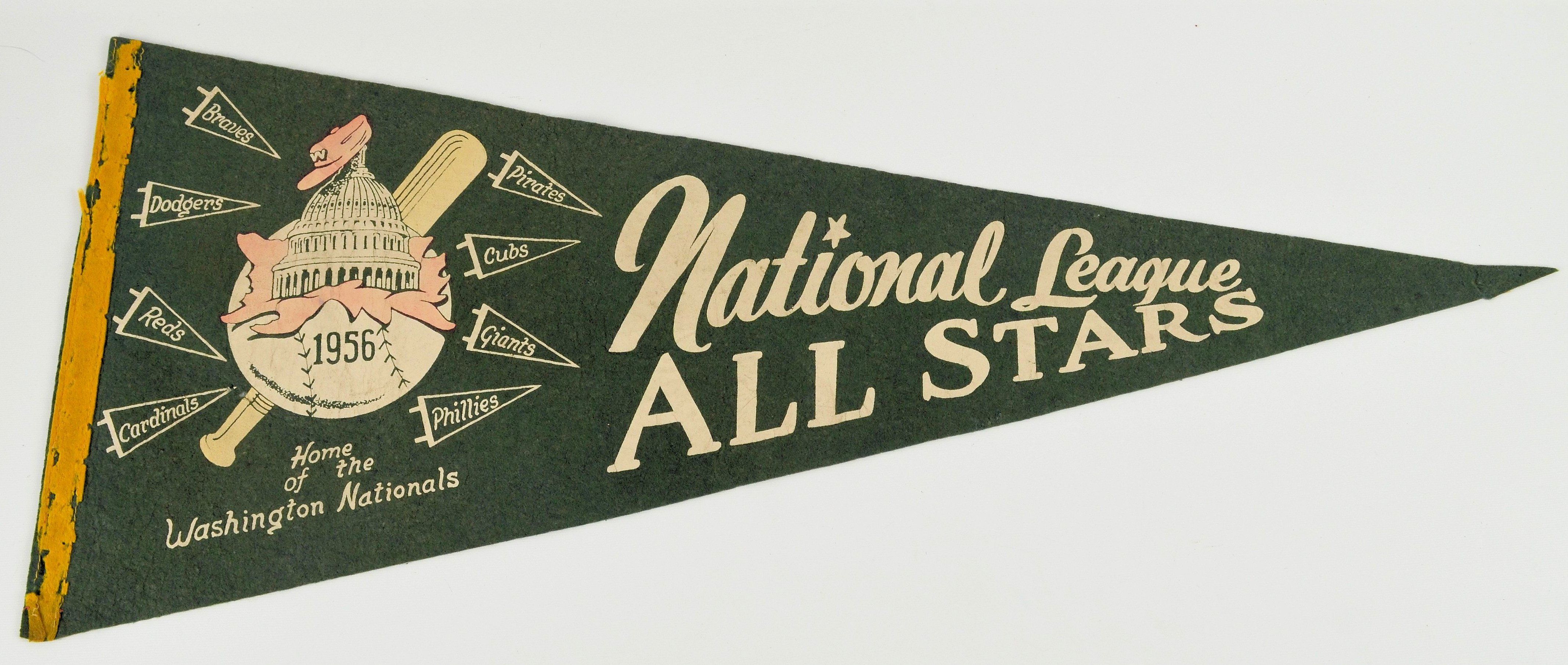 Lot Detail 1956 Washington Nationals All Star Pennant