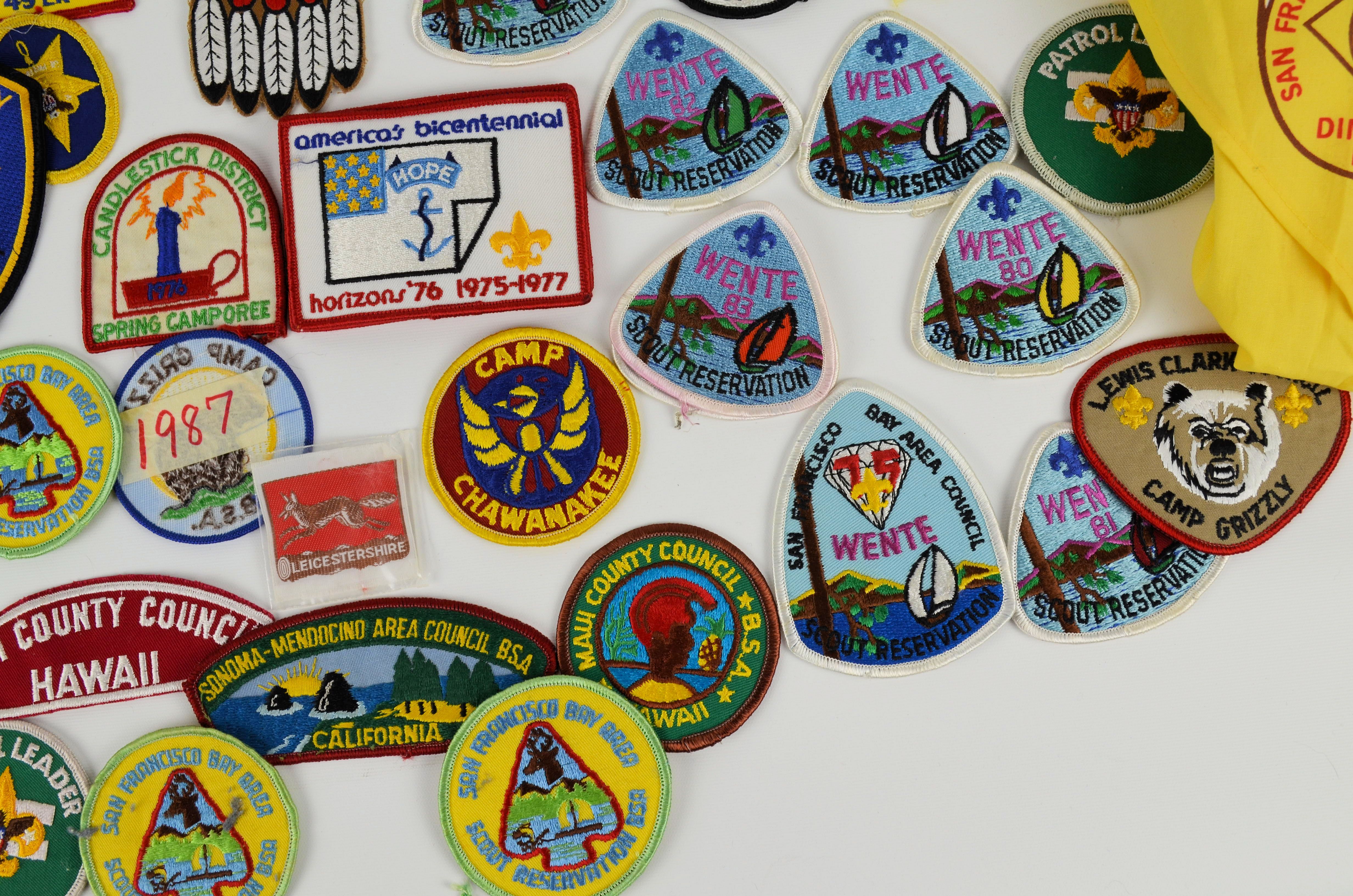 Lot Detail - Collection of 1970's & 1980's Rare Boy Scout Patches