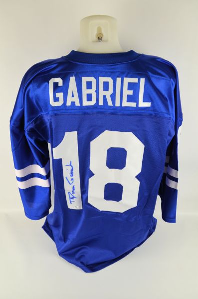 Roman Gabriel Autographed Los Angeles Rams Jersey