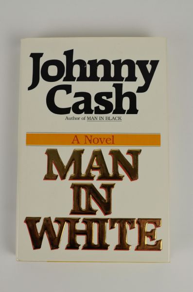 Johnny Cash Signed Book "Johnny Cash: Man In White" 