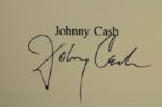 Johnny Cash Signed Book Johnny Cash: Man In White 