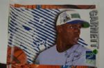 Kevin Garnett & Stephon Marbury Dual Signed Da Kids Minnesota Timberwolves Poster
