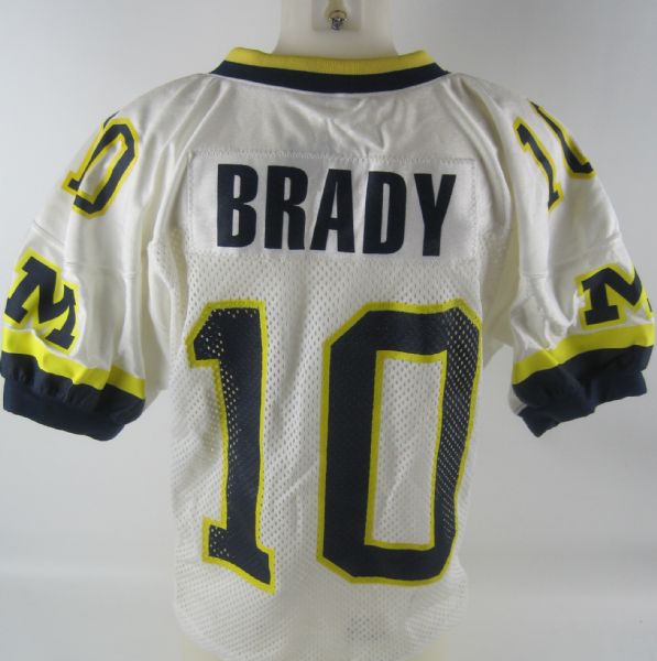 Tom Brady 1998-99 University of Michigan Jersey w/No Use