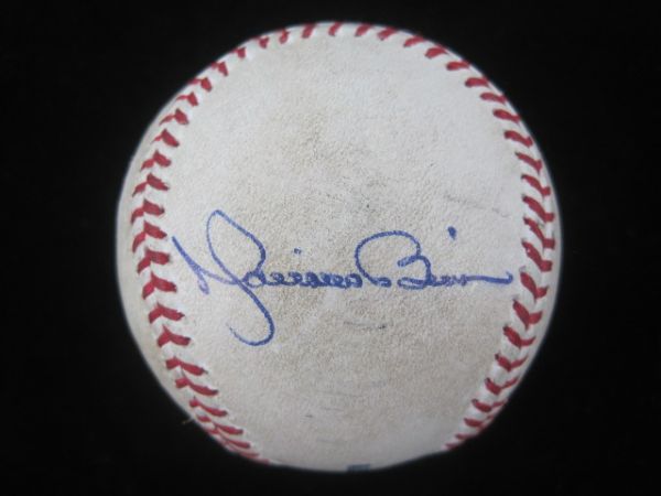 Mariano Rivera Autographed Game Used Baseball From Record Breaking Game MLB Authenticated