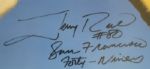 Jerry Rice Autographed Poster