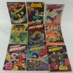 Collection of 9 Vintage Comic Books