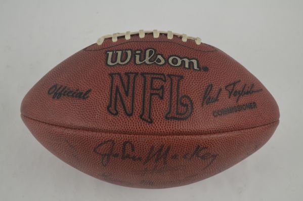 Vintage Baltimore Colts Autographed Football