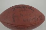 Vintage Baltimore Colts Autographed Football