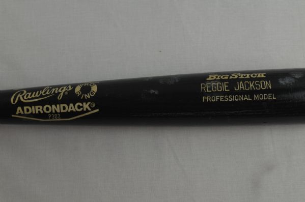 Reggie Jackson 1986 Professional Model 288RJ Bat w/Heavy Use