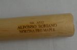 Alfonso Soriano Professional Model Bat, Batting Glove & Wrist Band w/Heavy Use