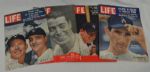 Collection of 4 Mantle/Maris, Mantle, DiMaggio & Koufax LIFE Magazines