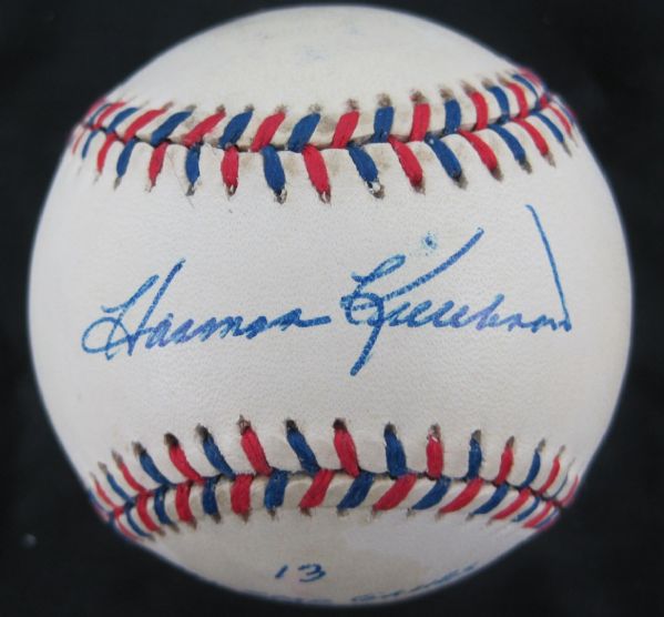 Harmon Killebrew Autographed & Inscribed 1971 All Star HR Baseball 