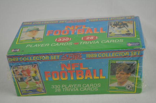 1989 Score Football Card Set Sealed