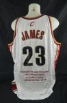 LeBron James Autographed LE Rookie Jersey UDA