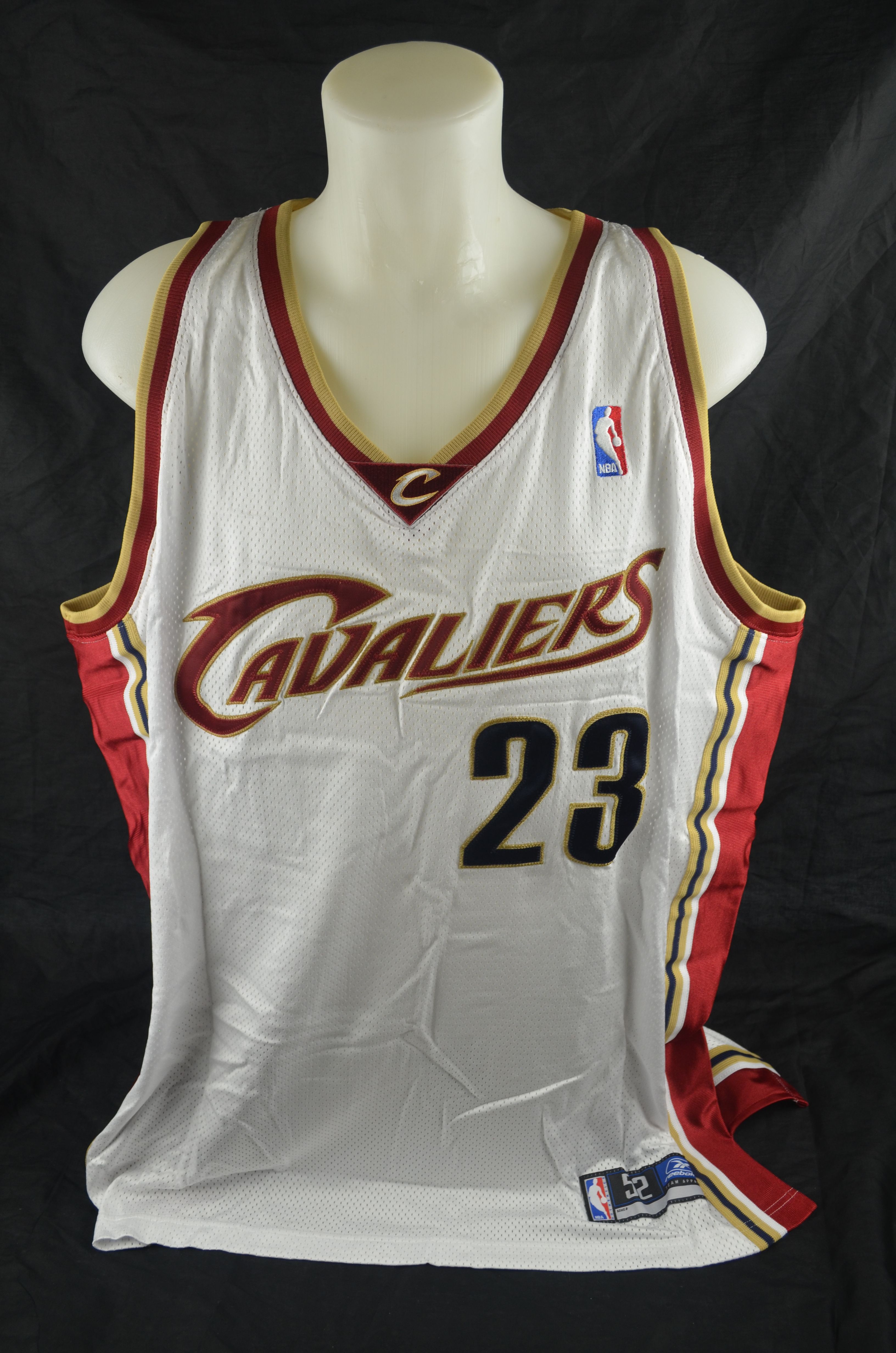 lebron james signed rookie jersey