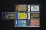 Vintage QB Lot of 7 Graded Football Cards