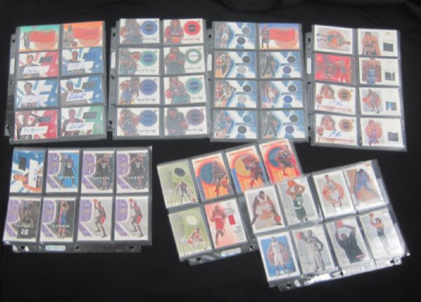 NBA Collection of Game Used & Autographed Basketball Cards