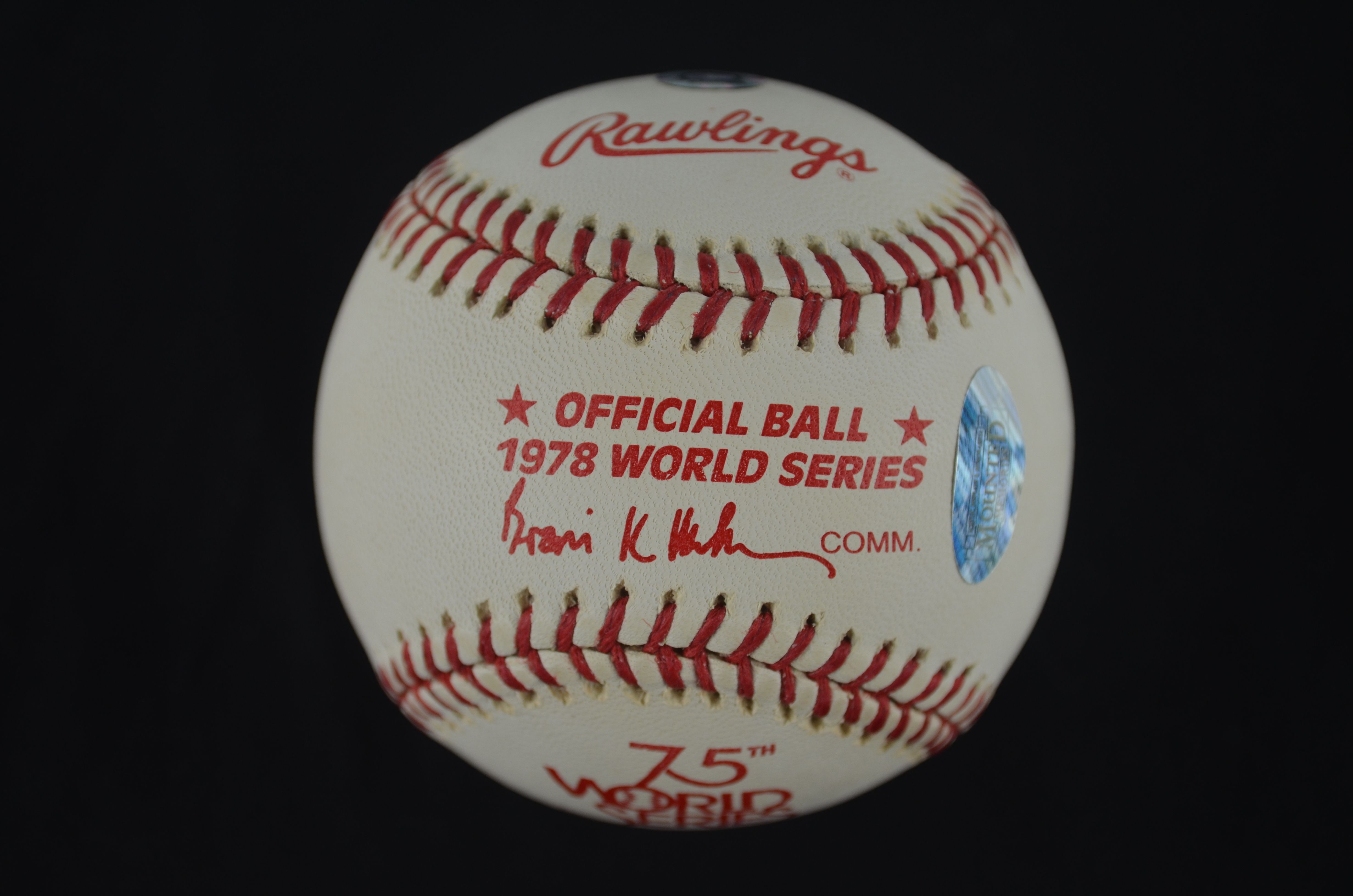 Lot Detail - Reggie Jackson 1978 World Series Autographed & Inscribed ...