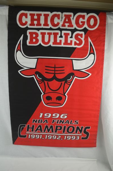 Chicago Bulls 1996 NBA Championship Banner 