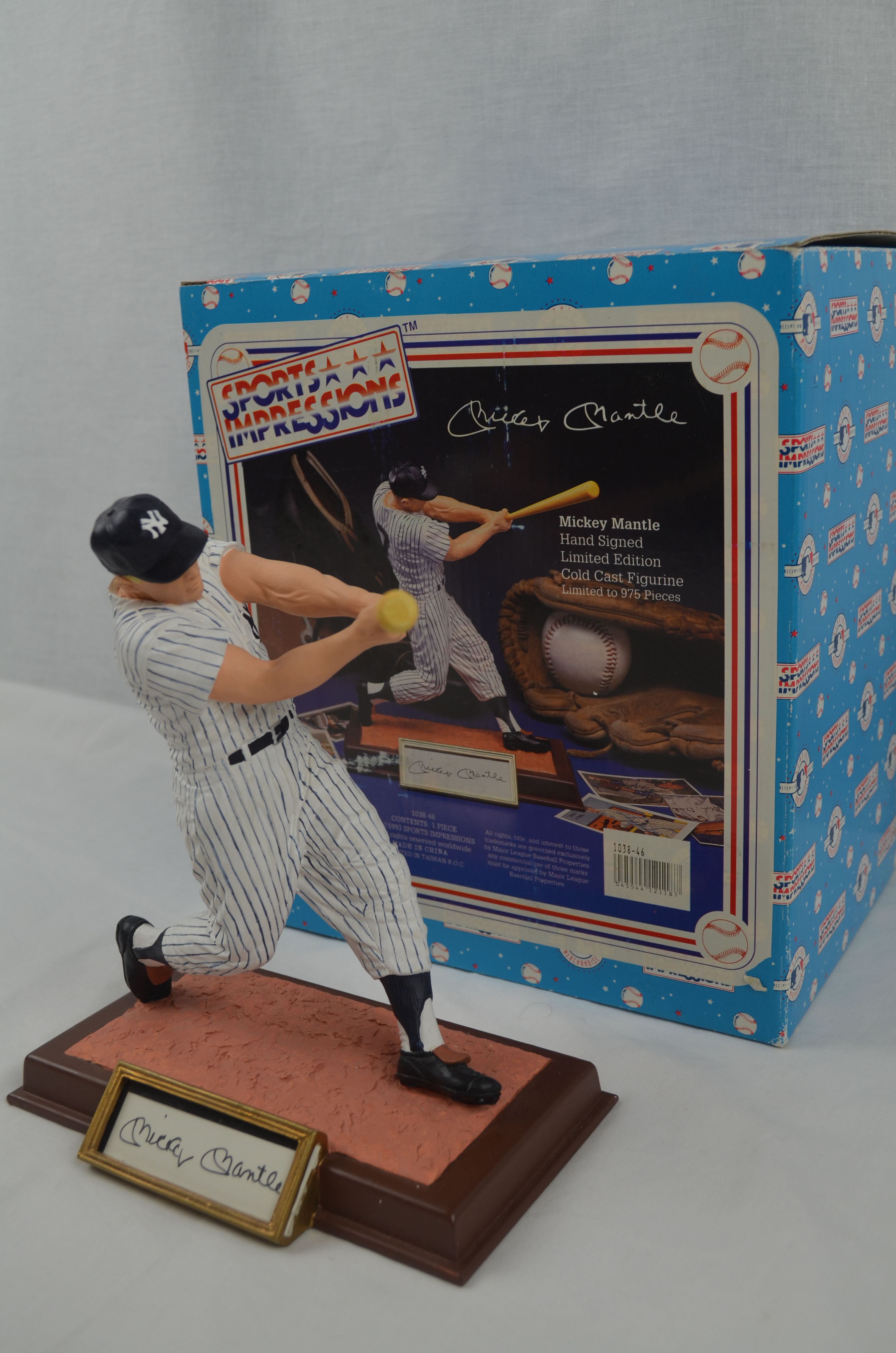 mickey mantle plastic figurine