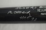 Reggie Jackson Autographed & Inscribed Bat