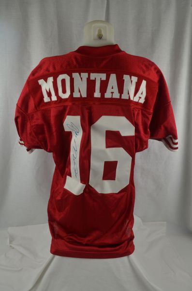 Joe Montana c. 1990-1992 San Francisco 49ers Professional Model Jersey w/Light Use