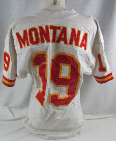 Joe Montana 1993 Kansas City Chiefs Professional Model Jersey w/Heavy Use