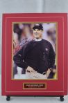 Jim Harbaugh Autographed 11x14 Photo & SF 49'ers Metal Sign