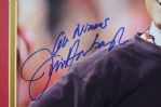 Jim Harbaugh Autographed 11x14 Photo & SF 49'ers Metal Sign