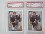 Brett Favre PSA Graded Rookie Card Collection