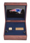 Sam Gash 1996 New England Patriots Super Bowl XXXI AFC Champions 10K Gold & Diamond Ring