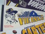 Minnesota Vikings Lot of 4 Vintage Pennants