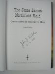 The Jesse James Northfield Raid: Confessions of the Ninth Man Hardcover Book Signed by John Koblas