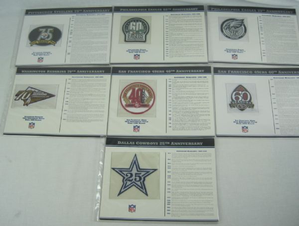 Lot Detail - Official NFL Anniversary Willabee & Ward Patch