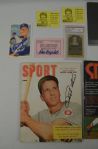 Baseball Collection of 8 Autographed Items