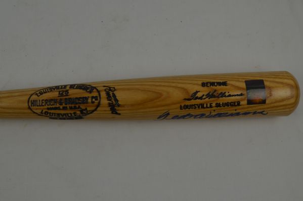 Ted Williams Autographed Louisville Slugger Bat