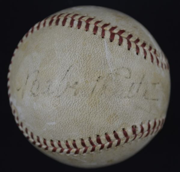 Babe Ruth Autographed Baseball
