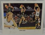 Larry Bird Signed Limited Edition Lithograph