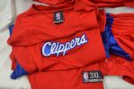 Zelijko Rebraca 2004-05 LA Clippers Professional Model Uniform & Warm Up Suit w/Medium Use 