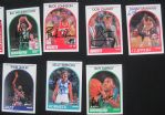 NBA Autographed Basketball Card Collection