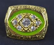 Joe Namath 1969 New York Jets Super Bowl III Championship Replica Ring