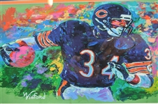 Walter Payton Sweetness Framed Lithograph