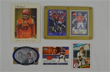 John Elway Collection of 5 Autographs & Rookie Cards