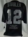 Ken Stabler Autographed Oakland Raiders Jersey