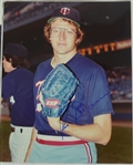 Collection of 4 Minnesota Twins 1980's Autographed Photos