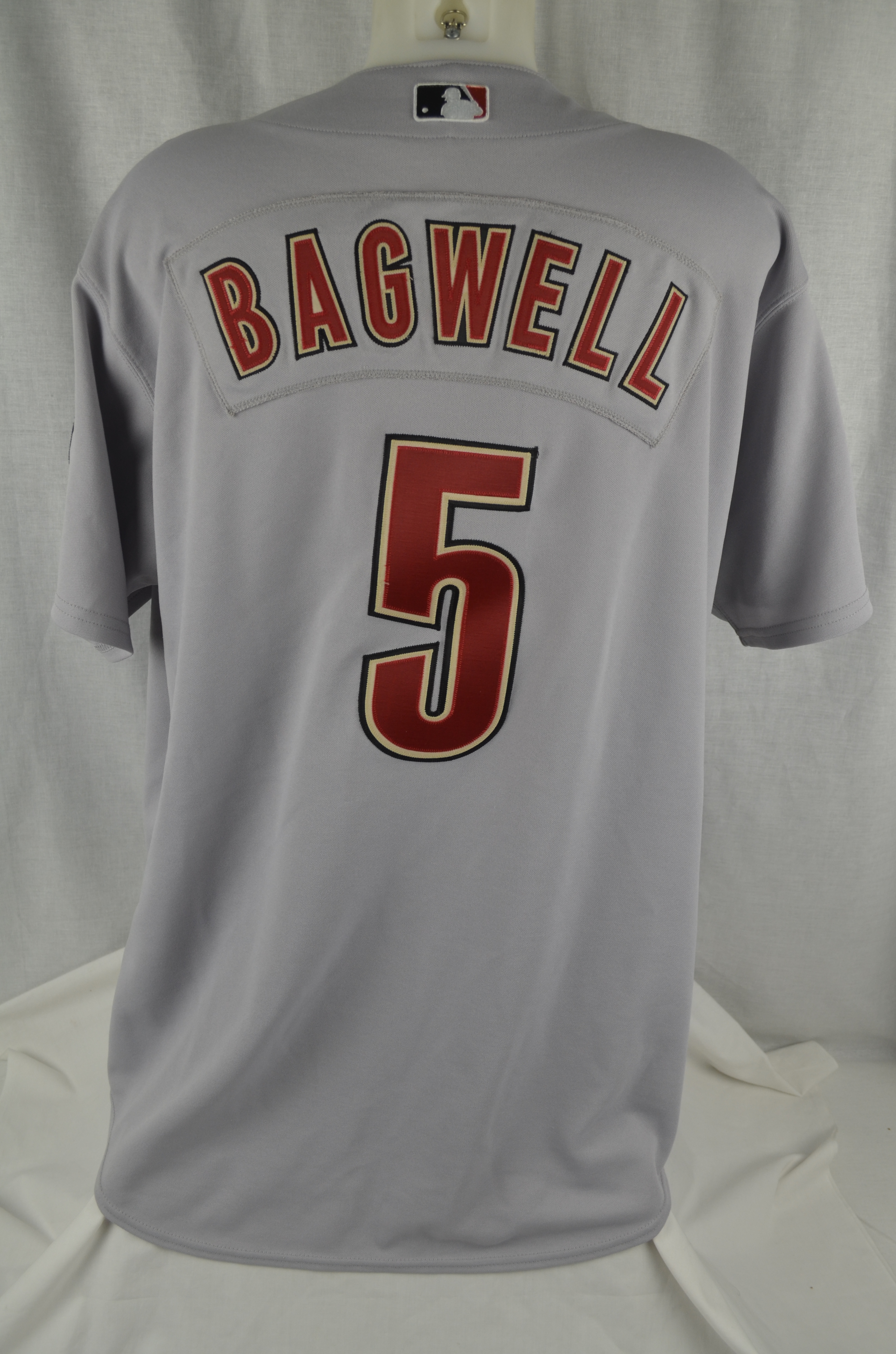 MAJESTIC  JEFF BAGWELL Houston Astros 1999 Throwback Away Baseball Jersey