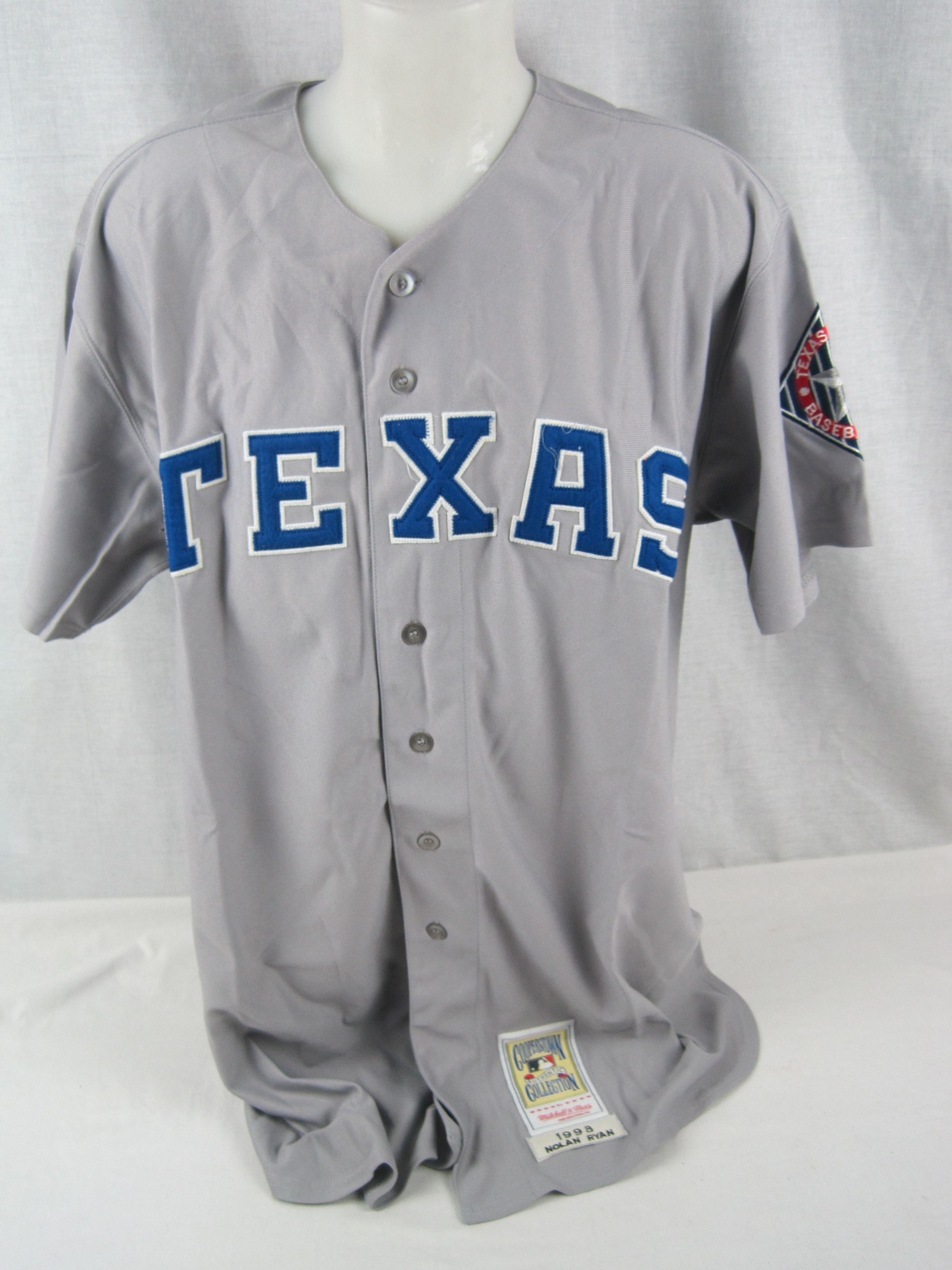 Lot Detail - Nolan Ryan 1993 Texas Rangers Mitchell & Ness Jersey