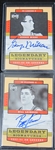 NBA Collection of 10 Autographed Insert Cards w/George Mikan